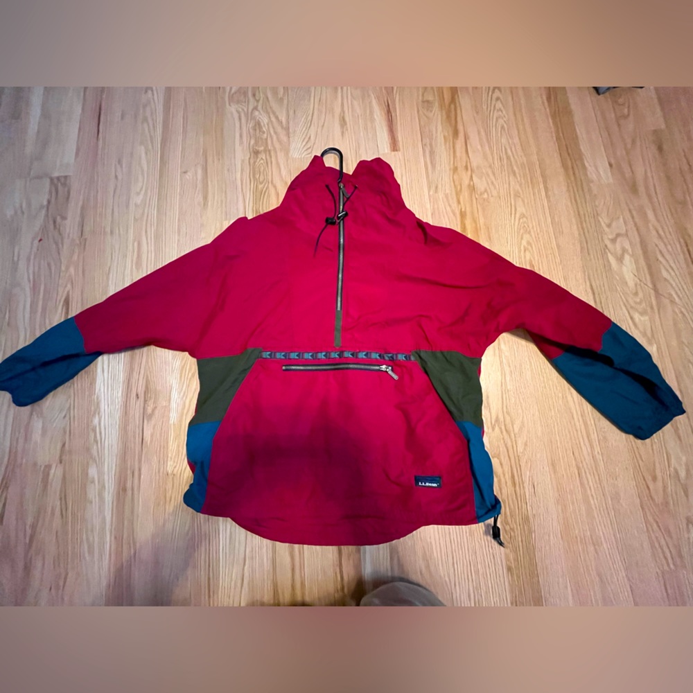 Men’s L.L. Bean Quarter Zip Rainshell Size XL